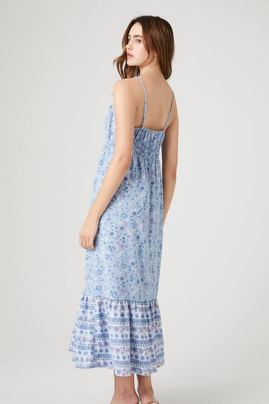 Paisley Print Cami Maxi Dress