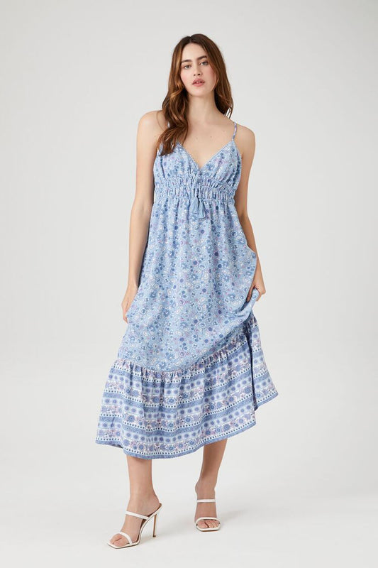 Paisley Print Cami Maxi Dress