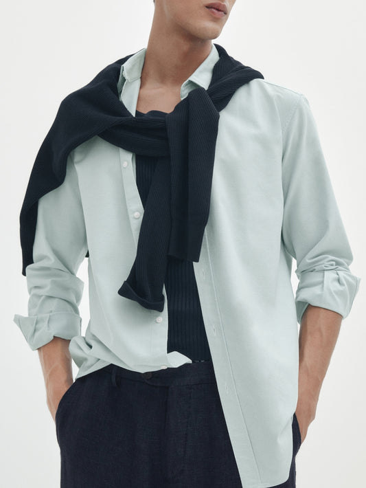 Soft Wash Slim Fit Cotton Oxford Shirt