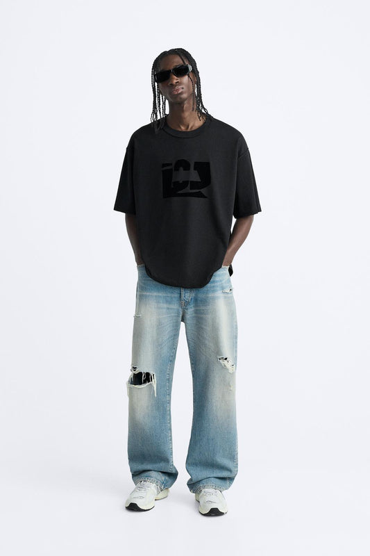 Raised Print T-Shirt