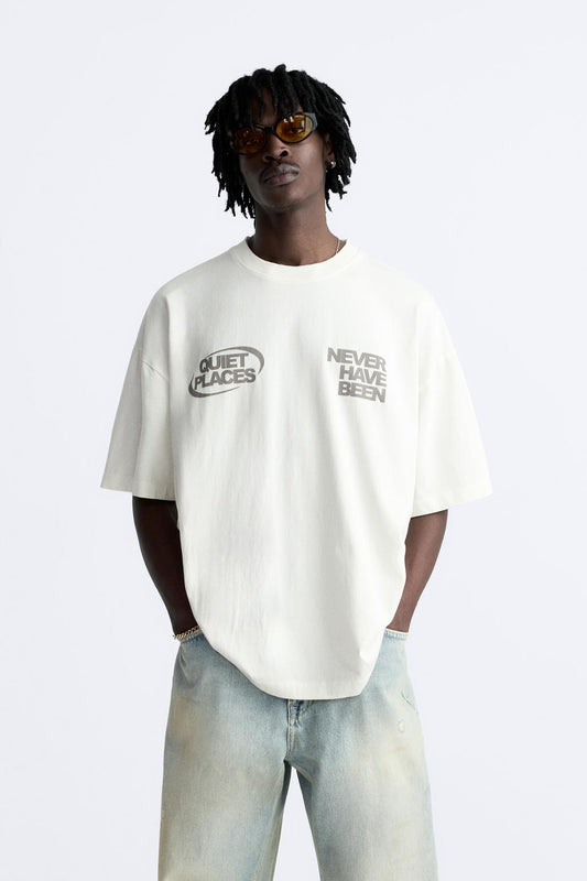 Slogan Print T-shirt