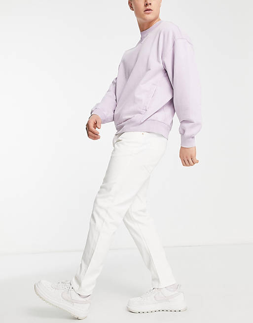 Slim comfort-fit straight jeans