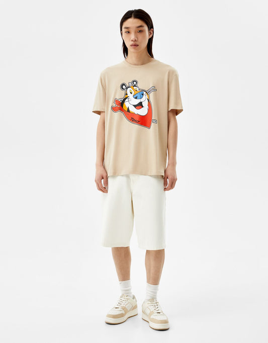 Regular Fit Frosties Tiger Short Sleeve T-Shirt