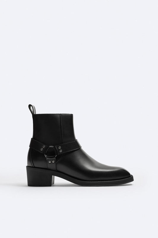 Cowboy Boots With Buckle