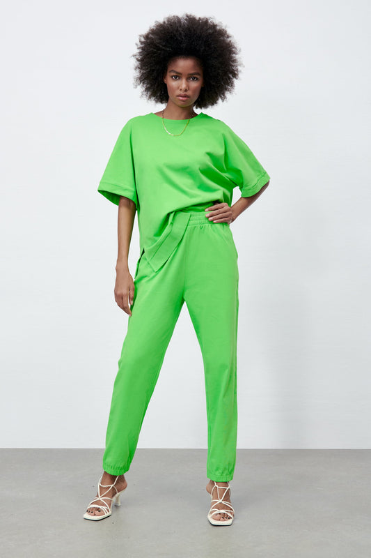 Cotton T-Shirt with Vent