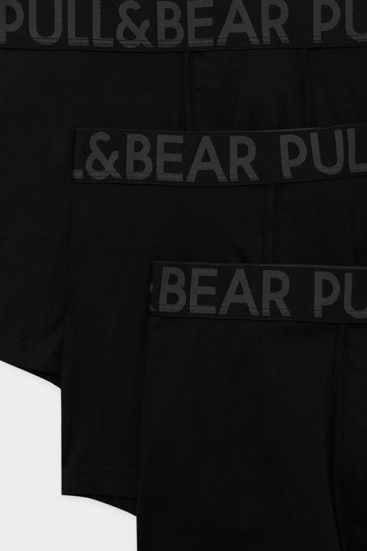 Pack of  3 Grey Logo Boxers