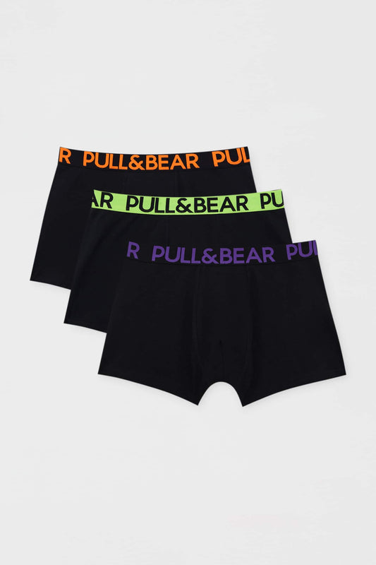 Pack of 3 Boxers with Neon Logo Waistband