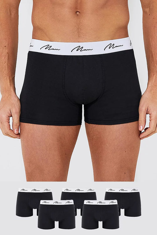 5 Pack Man Signature Classic Trunks