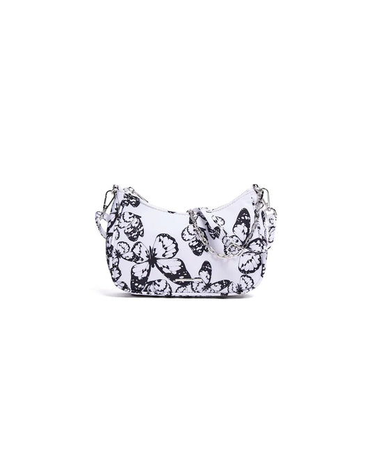 Printed multi-way crossbody bag
