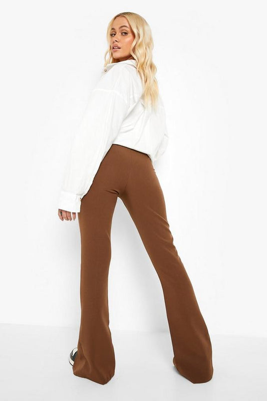 Split Front Skinny Dress Pants