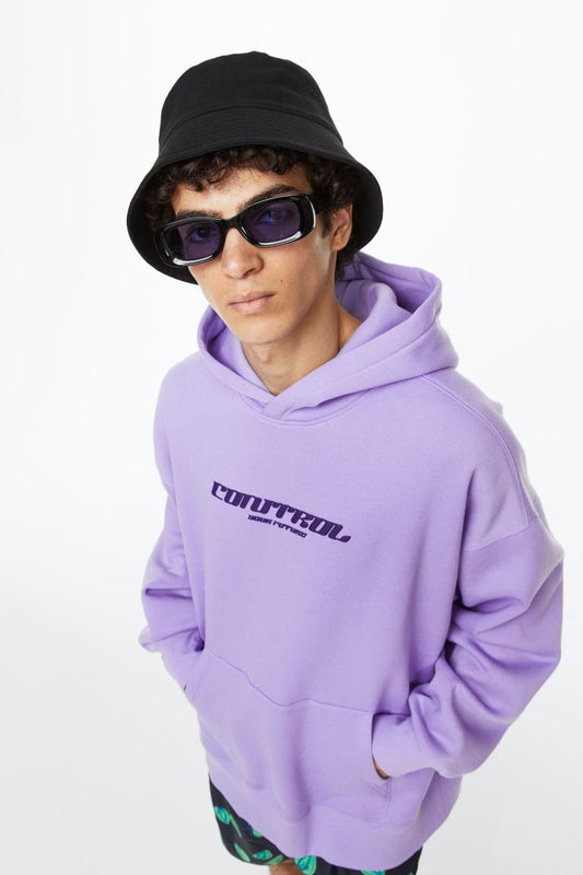Oversized Fit Printed Hoodie