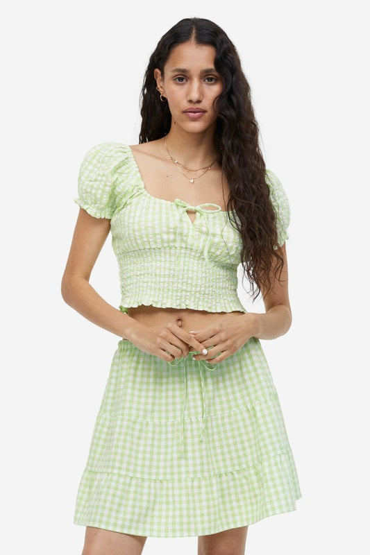 Tiered Mini Skirt