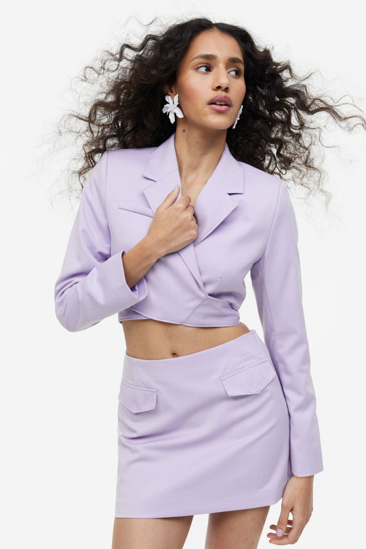 Wrap Crop Jacket