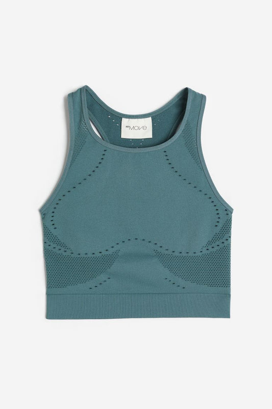 DryMove™ Seamless Sports Crop Top