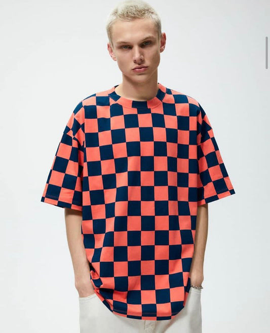 Check Print T-Shirt