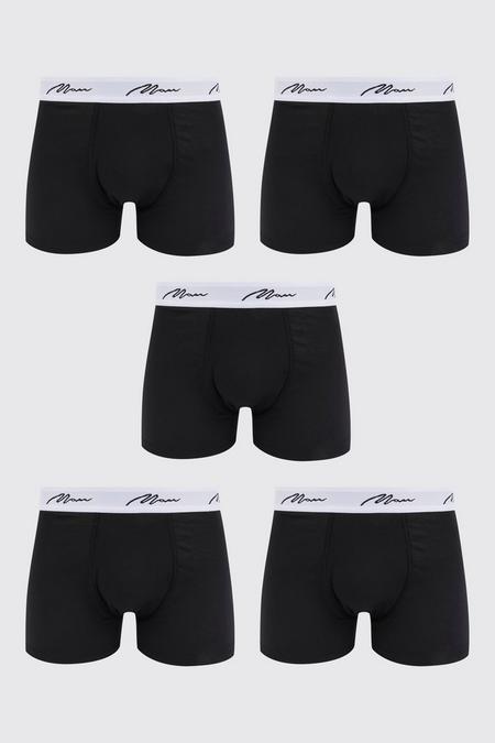 5 Pack Man Signature Classic Trunks