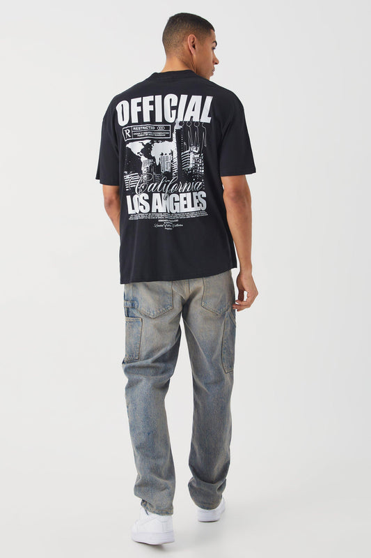 Oversized Los Angeles Graphic T-shirt