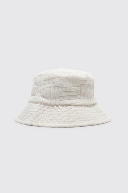 Embossed Towelling Bucket Hat