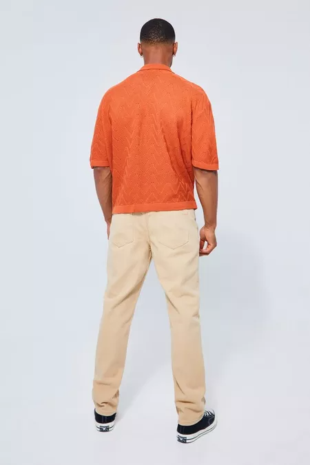 Straight Leg Rigid Jeans