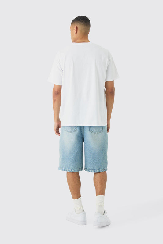 White Oversized It's Coming Home England Print T-Shirt