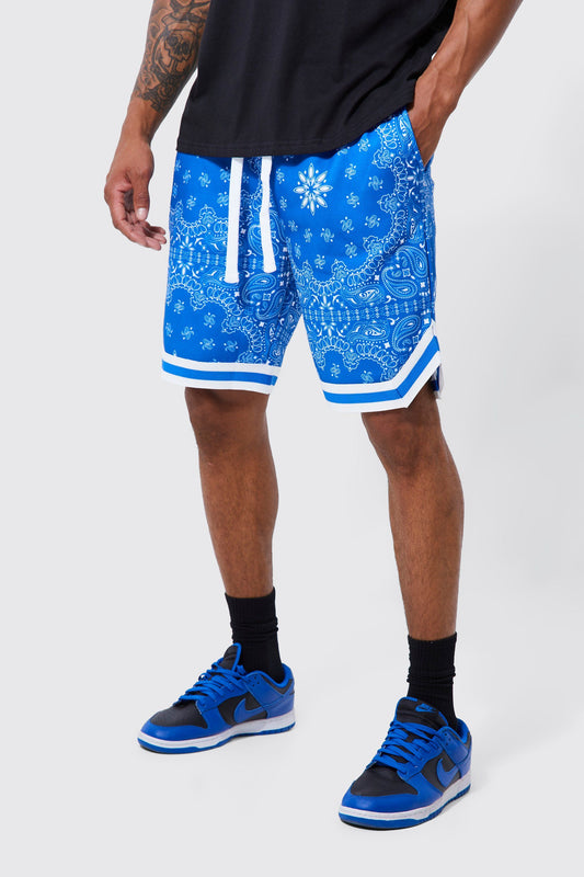 Basketball Bandana Short With Sports Rib