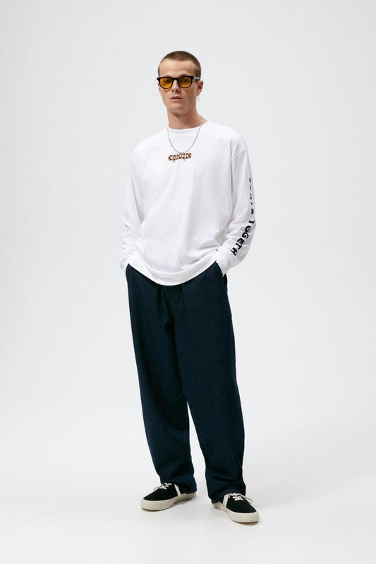 Contrast Slogan T-Shirt