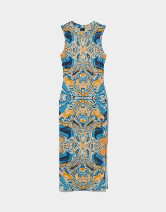 Sleeveless Sublimated Dress