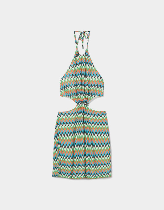 Halter Cut-out Dress