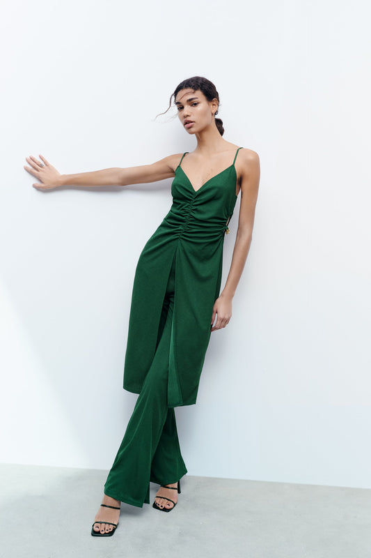 Cut-out Tunic with Chain Detail