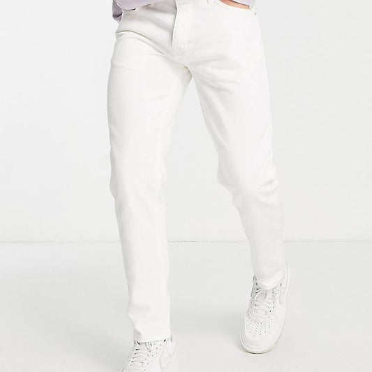 Slim comfort-fit straight jeans