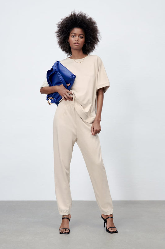 Cotton Jogger with Vent