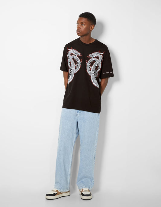 house of dragons oversize boxy fit T-shirt
