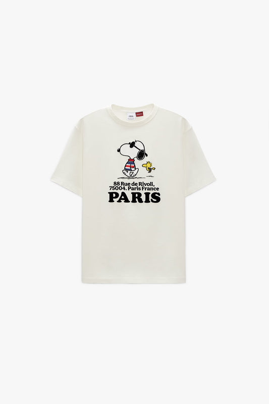 Snoopy Peanuts Printed T-Shirt