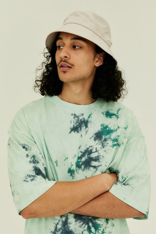 Brown Drawstring Bucket Hat