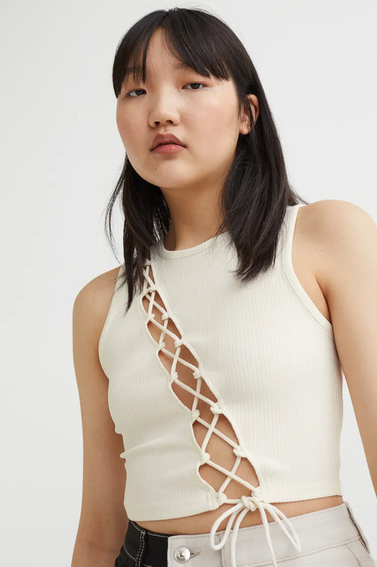 Side Slit Crop Top