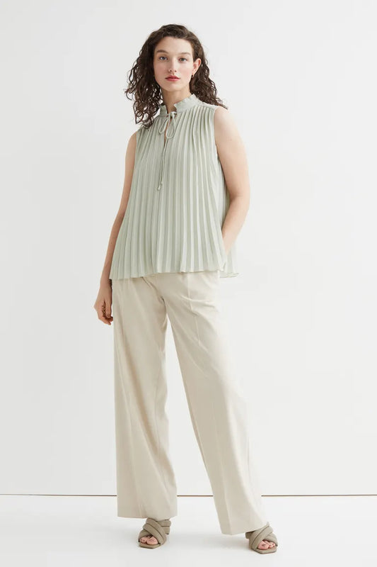 Pleated Blouse