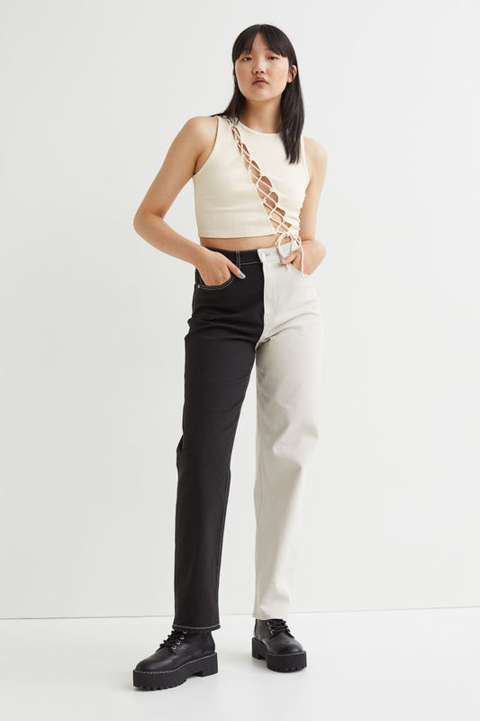 Side Slit Crop Top