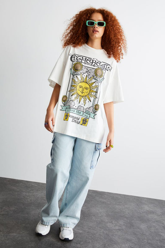 Oversized Printed T-Shirt