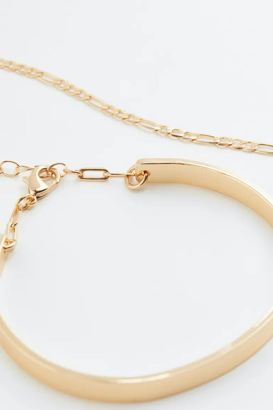 Gold Coloured 2-Pack bracelets