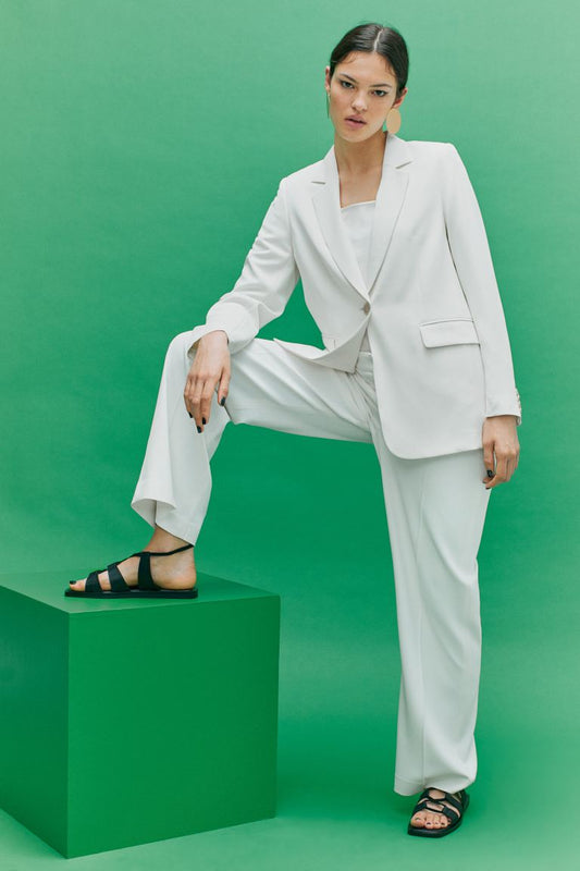 White Single-Breasted jacket