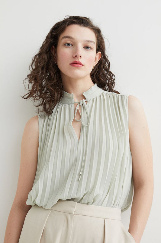 Pleated Blouse