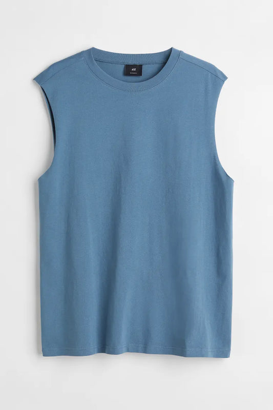 Cadet Blue Vest Top