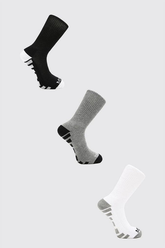 3 Pack Man Dash Active Gymwear Sport Socks